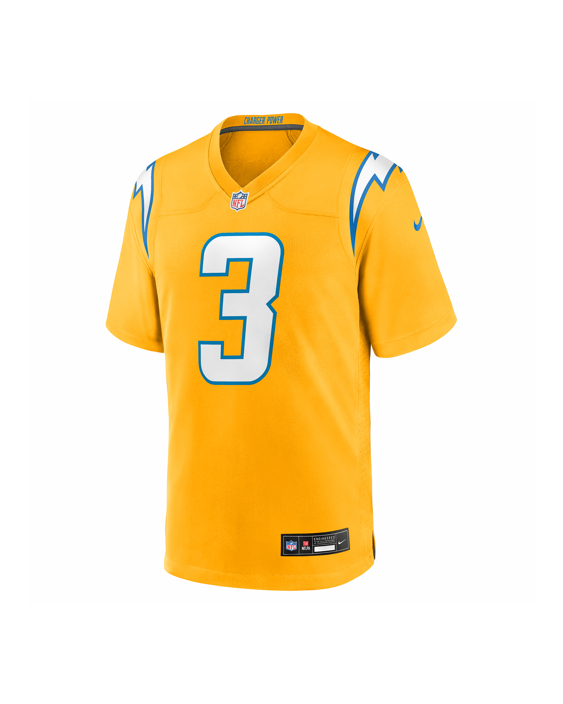 Derwin James Jr. Los Angeles Chargers Men's Nike NFL Game Jersey